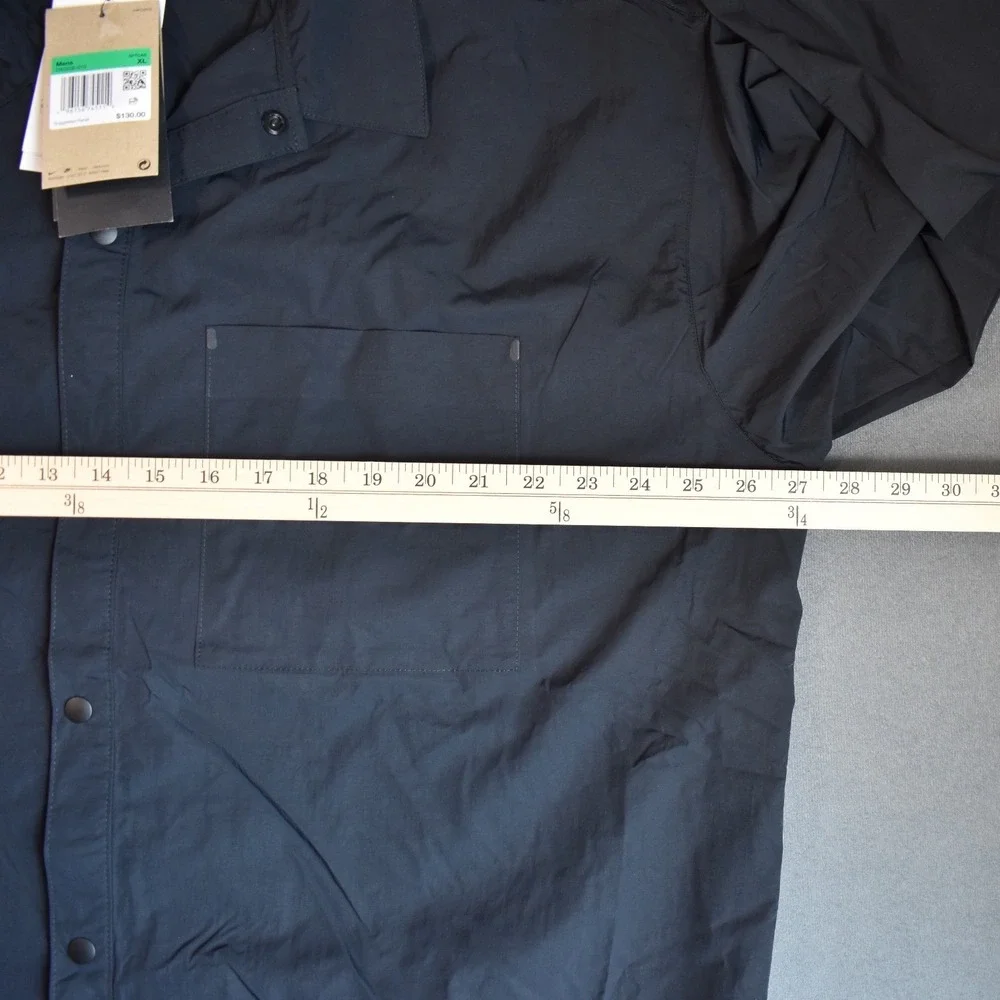 Nike Sportswear Tech Pack Mens‎ Woven Long-Sleeve Shirt X-Large Oversized Black